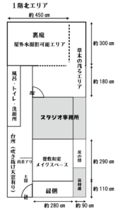 幻灯舎平面図一階北エリア